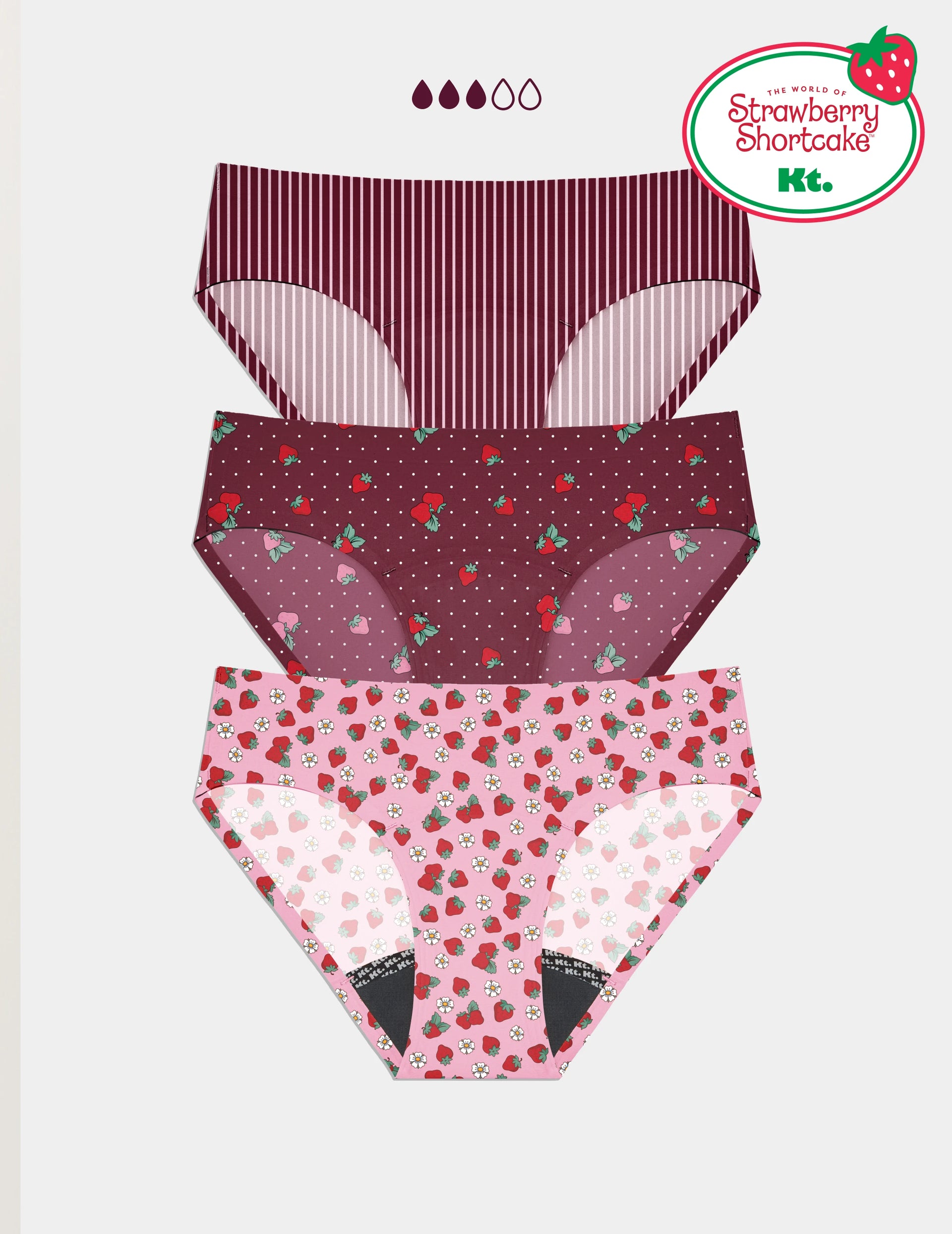 | Berry Blossom/Polka Dot Patch/Strawberry Petal