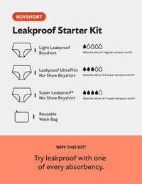 Leakproof Starter Kit - Boyshort