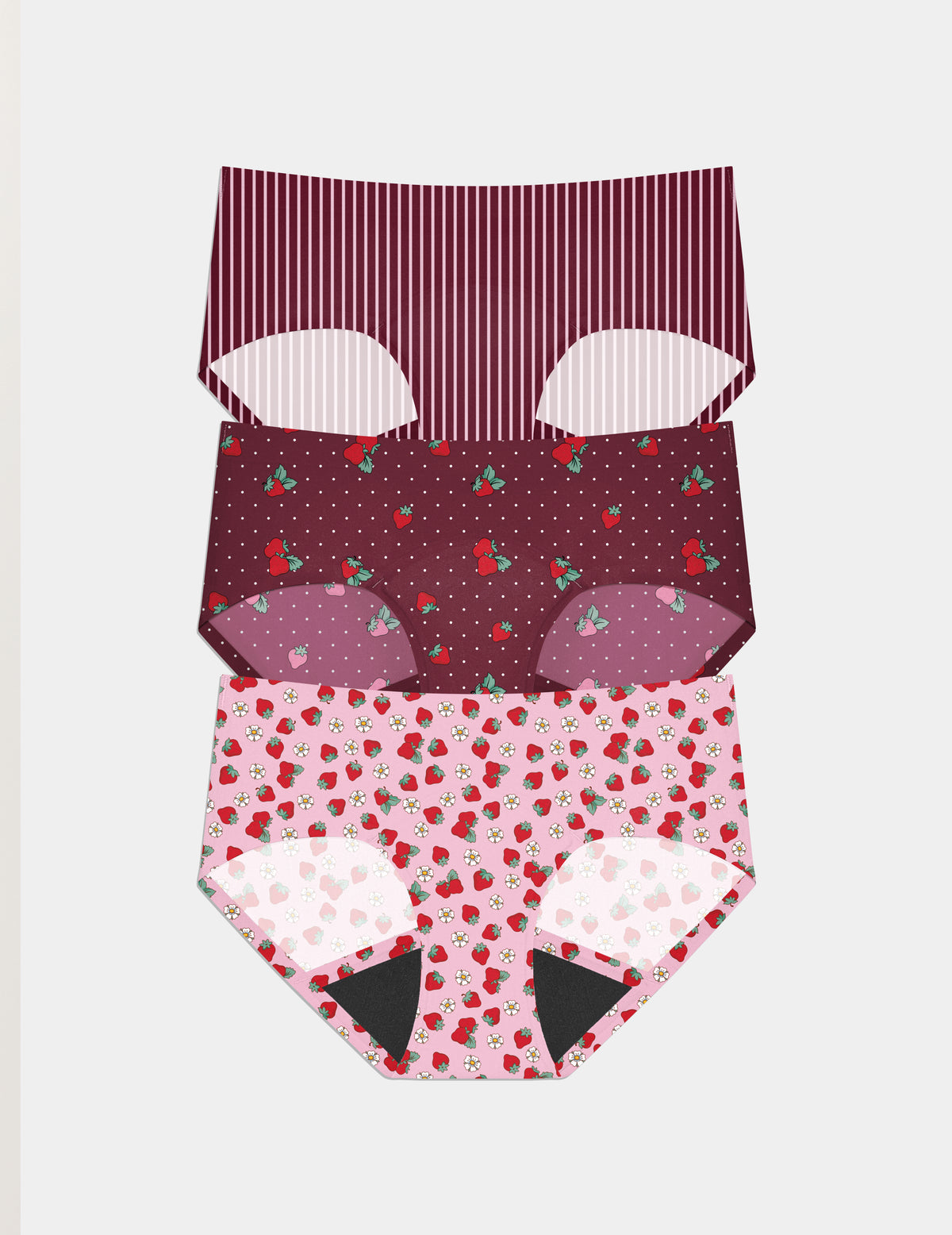 | Berry Blossom/Polka Dot Patch/Strawberry Petal